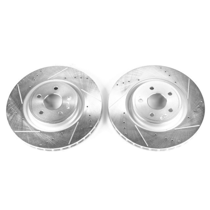 Power Stop 18-19 Dodge Durango Front Evolution Drilled & Slotted Rotors - Pair