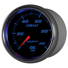 Carica l&#39;immagine nel visualizzatore di Gallery, Autometer Cobalt 66mm 0-100 PSI Oil Pressure Gauge