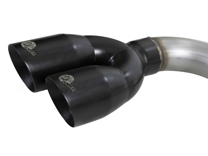 aFe Rebel XD Series 3" 304SS DPF-Back 20-21 GM Trucks L6-3.0L (td) LM2 - Dual Black Tip