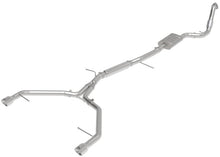 Laden Sie das Bild in den Galerie-Viewer, aFe 17-19 Audi A4 (B9) MACH Force-Xp 3in to 2.5in 304 SS Cat-Back Exhaust System-Dual Polished Tips