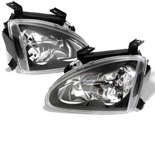 Carica l&#39;immagine nel visualizzatore di Gallery, Spyder Honda Del Sol 93-97 Crystal Headlights Black HD-YD-HD93-BK