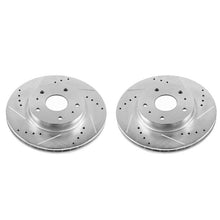 Carica l&#39;immagine nel visualizzatore di Gallery, Power Stop 07-13 Suzuki SX4 Front Evolution Drilled &amp; Slotted Rotors - Pair