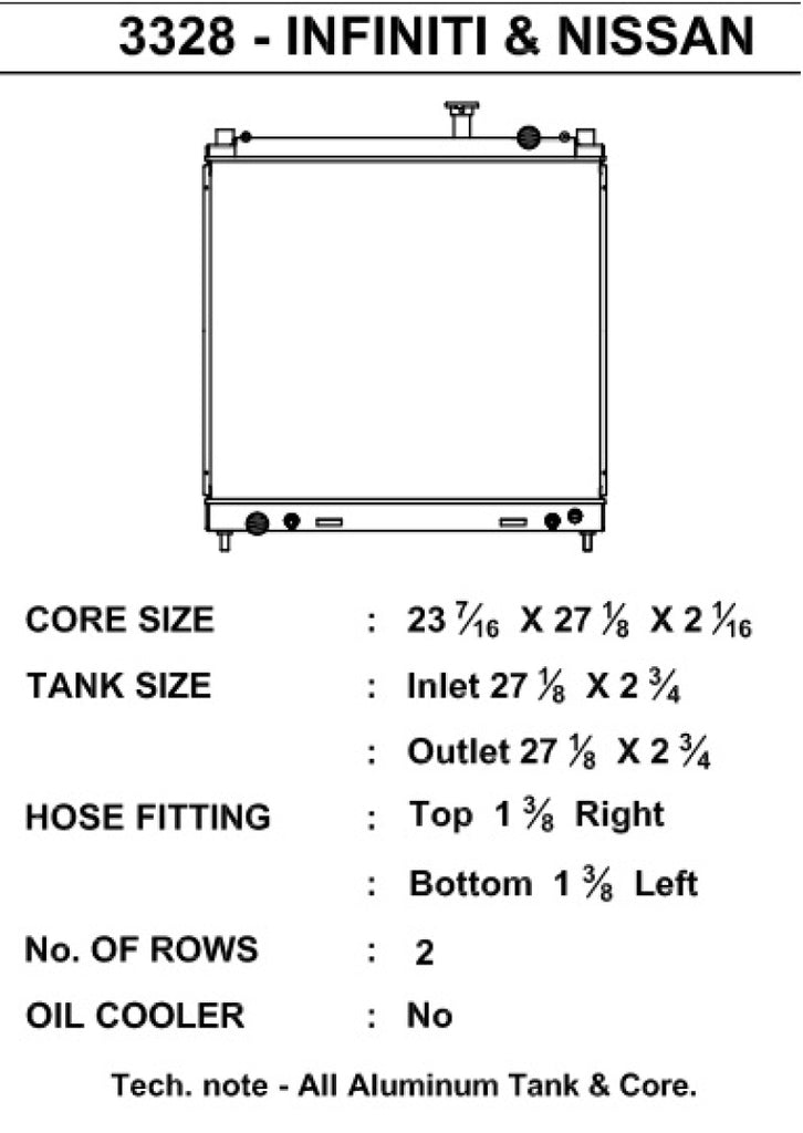 CSF 04-15 Nissan Titan Radiator