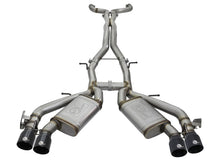 Carica l&#39;immagine nel visualizzatore di Gallery, aFe MACHForce XP 3in 304 SS Cat-Back Dual Exhaust w/ Black Tips 16-17 Chevy Camaro SS V8-6.2L