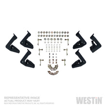 Carica l&#39;immagine nel visualizzatore di Gallery, Westin Ford 1999-2016 F-250/350/450/550 Crew Cab HDK Stainless Drop Nerf Steps  - Textured Black