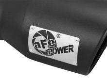 Carica l&#39;immagine nel visualizzatore di Gallery, aFe Power Gas Exhaust Tip Black- 3 in In x 4.5 out X 9 in Long Bolt On (Black)