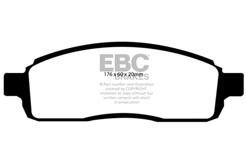 EBC 04 Ford F150 4.2 (2WD) 6 Lug Extra Duty Front Brake Pads