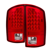 Charger l&#39;image dans la galerie, Xtune Dodge Ram 07-08 1500 / Ram 07-09 2500/3500 LED Tail Lights Red Clear ALT-JH-DR07-LED-RC