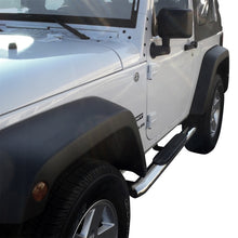 गैलरी व्यूवर में इमेज लोड करें, Westin 2007-2017 Jeep Wrangler 2dr PRO TRAXX 4 Oval Nerf Step Bars - SS