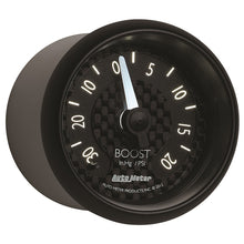 Laden Sie das Bild in den Galerie-Viewer, Autometer GT Series 52mm Mechanicl 30 In Hg/20 psi Vacuum/Boost Gauge