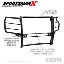 Laden Sie das Bild in den Galerie-Viewer, Westin 2020 Chevy Silverado 2500/3500 Sportsman X Grille Guard - Textured Black