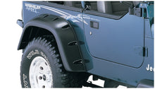 Cargar imagen en el visor de la galería, Bushwacker 87-95 Jeep Wrangler Cutout Style Flares 2pc Cutting Optional Not Renegade - Black