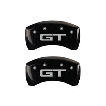 Charger l&#39;image dans la galerie, MGP Rear set 2 Caliper Covers Engraved Rear 2015/GT Black finish silver ch