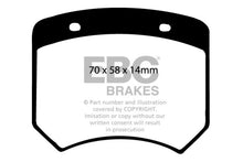 Charger l&#39;image dans la galerie, EBC 03-04 Morgan Aero 8 4.4 Redstuff Rear Brake Pads