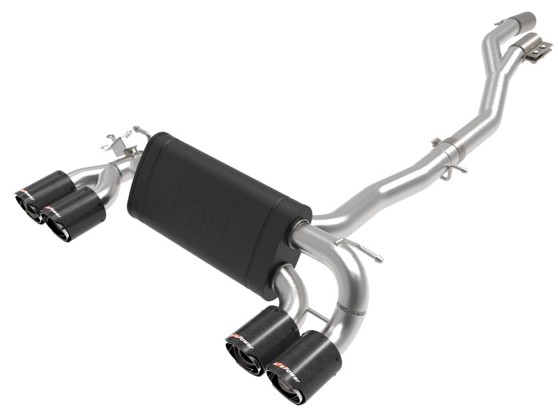 aFe 20-21 Audi RS6 Avant V8 4L (tt) MACH Force-Xp 3in to 2.5in 304 SS Cat-Back Exhaust w/ Carbon Tip