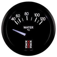 Carica l&#39;immagine nel visualizzatore di Gallery, Autometer 52mm Stack Instruments 40-120 Degree C Electric Water Temperature Gauge - Black