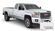 Charger l&#39;image dans la galerie, Bushwacker 16-18 GMC Sierra 2500 Fleetside Pocket Style Flares 4pc 78.8/97.6in Bed - Summit White