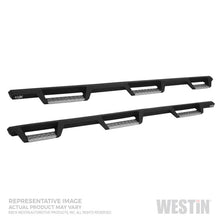 गैलरी व्यूवर में इमेज लोड करें, Westin 2019 Chevrolet Silverado/Sierra 1500 (5.5ft) Drop Wheel to Wheel Nerf Step Bars - Txt Black