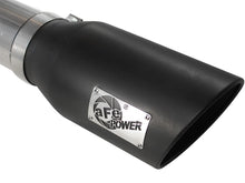 Load image into Gallery viewer, aFe MACHForce XP Exhaust 5in DPF-Back SS 11-13 GM Diesel Trucks V8-6.6L (td) (LML) (Blk Tip)