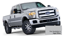 Load image into Gallery viewer, Bushwacker 17-18 Ford F-250 Super Duty Pocket Style Flares 4pc - Ingot Silver