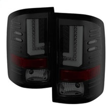 Charger l&#39;image dans la galerie, Spyder GMC Sierra 14-16 LED Tail Lights Black Smoke ALT-YD-GS14-LBLED-BSM