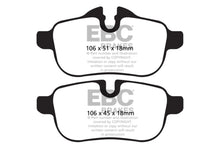 Carica l&#39;immagine nel visualizzatore di Gallery, EBC 09+ BMW Z4 3.0 (E89) Greenstuff Rear Brake Pads