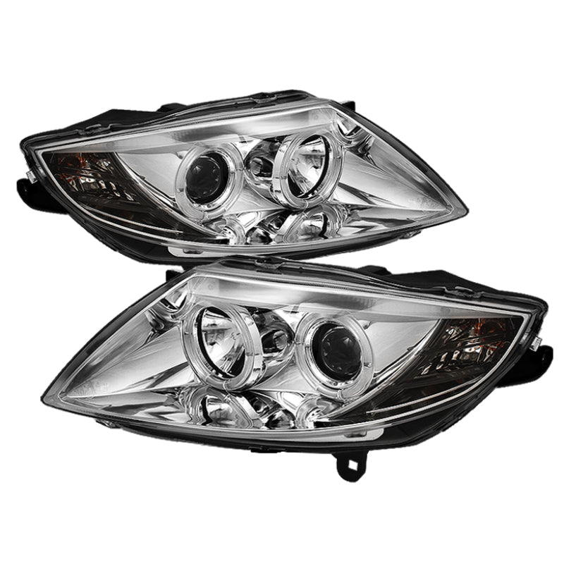 Spyder BMW Z4 03-08 Projector Headlights Xenon/HID Model Only - LED Halo Chrome PRO-YD-BMWZ403-HID-C