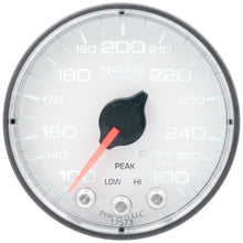 Charger l&#39;image dans la galerie, Autometer Spek-Pro 2 1/16in 300 Degree F Stepper Motor W/Peak &amp; Warn White/Black Trans Temp Gauge