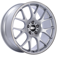 गैलरी व्यूवर में इमेज लोड करें, BBS CH-R 20x9 5x120 ET24 Brilliant Silver Polished Rim Protector Wheel -82mm PFS/Clip Required