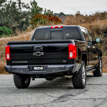 गैलरी व्यूवर में इमेज लोड करें, Westin 14-18 Chevy Silverado 1500 Pro-Series Rear Bumper - Textured Black