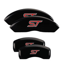 Charger l&#39;image dans la galerie, MGP Front set 2 Caliper Covers Engraved Front MGP Black finish silver ch