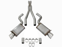 Carica l&#39;immagine nel visualizzatore di Gallery, aFe Mach Force-Xp 3in CB Stainless Steel Dual Exhaust System w/Polished Tips 09-15 Cadillac CTS-V