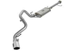 Carica l&#39;immagine nel visualizzatore di Gallery, aFe MACH Force Xp 2.5in SS Cat-Back Single Side Exit Exhaust w/Polished Tips 07-14 Toyota FJ Cruiser