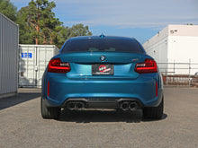 Laden Sie das Bild in den Galerie-Viewer, aFe 16-18 BMW M2 L6-3.0L MACH Force-Xp 3in to 2.5in 304 SS Cat-Back Exhaust System-Quad Polish Tips