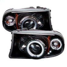 Load image into Gallery viewer, Spyder Dodge Dakota 97-04 1PC Projector Headlights CCFL Halo LED Blk PRO-YD-DDAK97-CCFL-BK