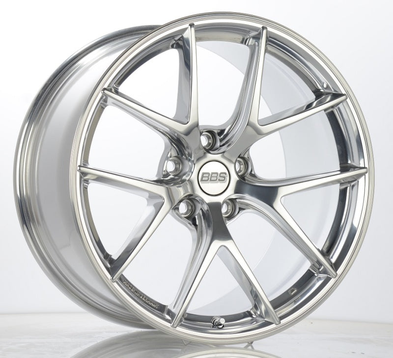 BBS CI-R 19x9 5x120 ET44 Ceramic Polished Rim Protector Wheel -82mm PFS/Clip Required