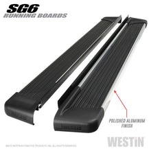 Laden Sie das Bild in den Galerie-Viewer, Westin SG6 Polished Aluminum Running Boards 85.50 in