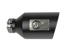 Carica l&#39;immagine nel visualizzatore di Gallery, aFe Power MACH Force-Xp 409 Stainless Steel Clamp-on Exhaust Tip Black