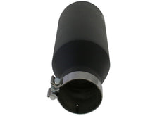 Laden Sie das Bild in den Galerie-Viewer, aFe MACHForce XP Exhausts Tips SS-304 EXH Tip 4In x 7Out x 18L Bolt-On (blk)