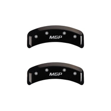 गैलरी व्यूवर में इमेज लोड करें, MGP 4 Caliper Covers Engraved Front &amp; Rear MGP Black Finish Silver Char 1988 Chevrolet Corvette