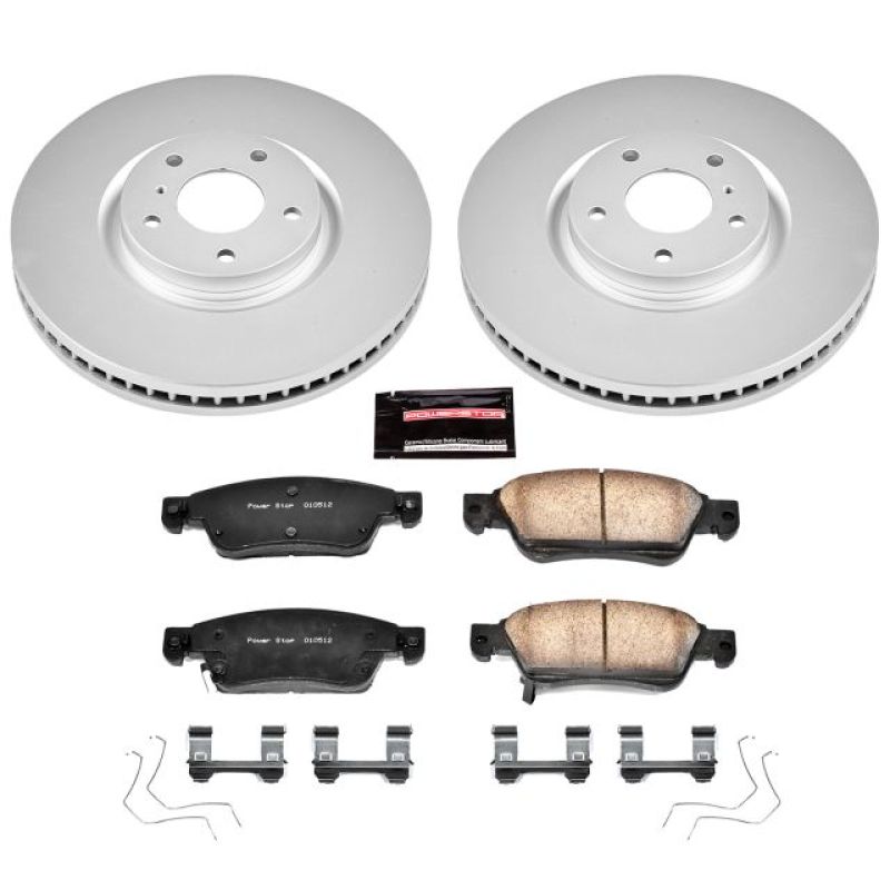 Power Stop 07-08 Infiniti G35 Front Z17 Evolution Geomet Coated Brake Kit