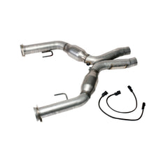 Charger l&#39;image dans la galerie, BBK 05-10 Mustang 4.6 Short Mid X Pipe With Catalytic Converters 2-3/4 For BBK Long Tube Headers