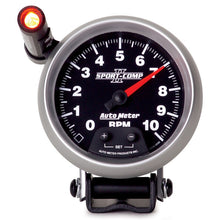 Charger l&#39;image dans la galerie, Autometer Sport-Comp II Quick Lite 3 3/4in 10K RPM Pedestal Tachometer