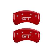 Charger l&#39;image dans la galerie, MGP Rear set 2 Caliper Covers Engraved Rear GT Red finish silver ch