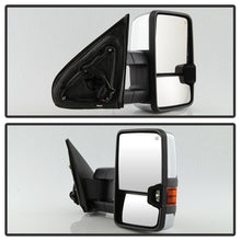 Charger l&#39;image dans la galerie, xTune Chevy Silverado 14-16 Heated Amber LED Signal Mirror Chrome MIR-CSIL14S-G3C-PWH-AM-SET