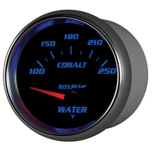 Laden Sie das Bild in den Galerie-Viewer, Autometer Cobalt 66mm 100-250 Degree F Electric Water Temperature Gauge