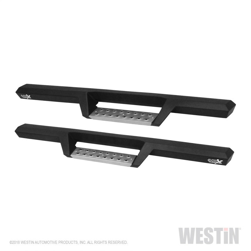 Westin 07-18 Jeep Wrangler JK 2dr. HDX Stainless Drop Nerf Step Bars - Tex. Blk