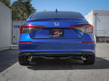 Cargar imagen en el visor de la galería, aFe Takeda 2.5in 304 SS Cat-Back Exhaust System w/CF Tips 2022+ Honda Civic L4-1.5L (t)