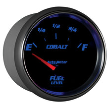 Carica l&#39;immagine nel visualizzatore di Gallery, Autometer Cobalt 66.7mm 240-33 ohms Short Sweep Electronic Fuel Level Gauge