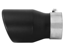 Carica l&#39;immagine nel visualizzatore di Gallery, aFe MACH Force-XP 409 SS Single Wall Universal Clamp On Exhaust Tip - Black